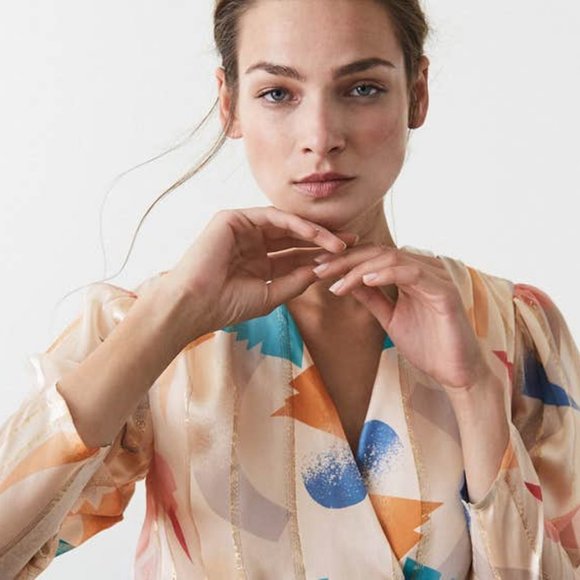 New Reiss Melody Silk Dress - Picture 2 of 7